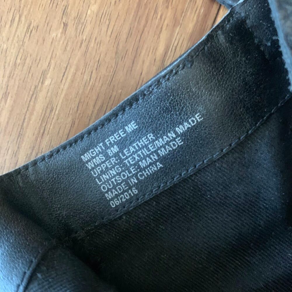 Reaction Kenneth Cole 'Might Free Me' Ankle Boots Women's 8M  Black Leather - Picture 6 of 9